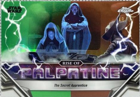 The Secret Apprentice [Kashyyyk Green Refractor] #RP-1 Star Wars 2024 Topps Chrome The Rise of Palpatine