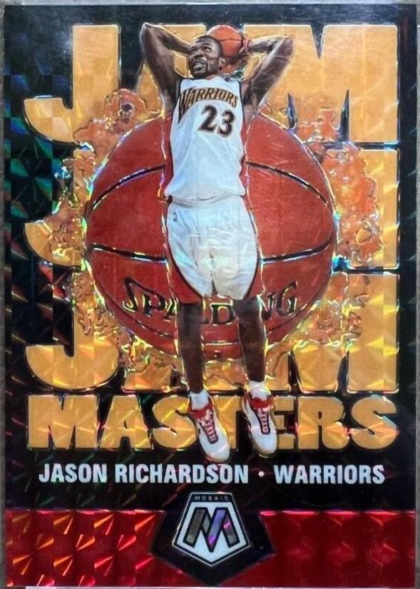 Jason Richardson [Orange Fluorescent] #10 Basketball Cards 2019 Panini Mosaic Jam Masters