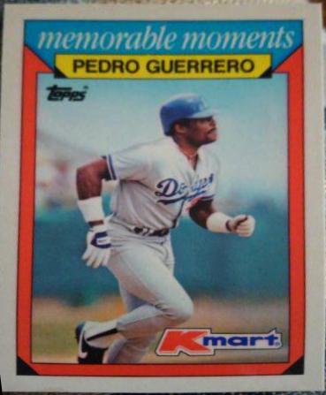 Pedro Guerrero #11 Prices | 1988 Kmart | Baseball Cards