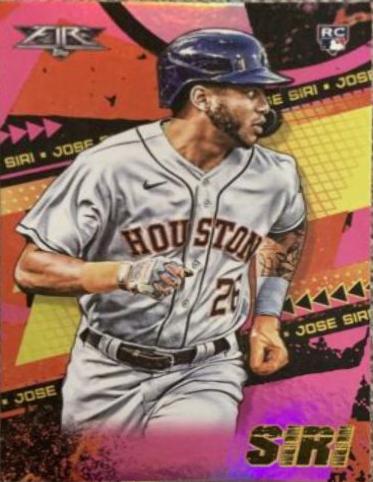 Jose Siri [Magenta] #4 Baseball Cards 2022 Topps Fire