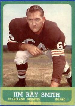 Jim Ray Smith #18 Football Cards 1963 Topps