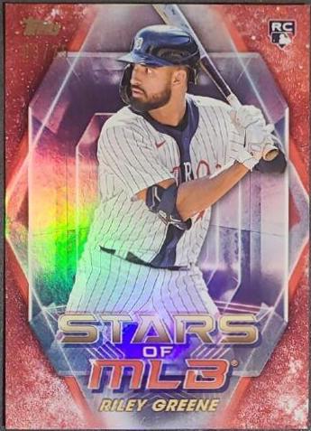 Riley Greene [Red] #SMLB-26 Baseball Cards 2023 Topps Stars of MLB