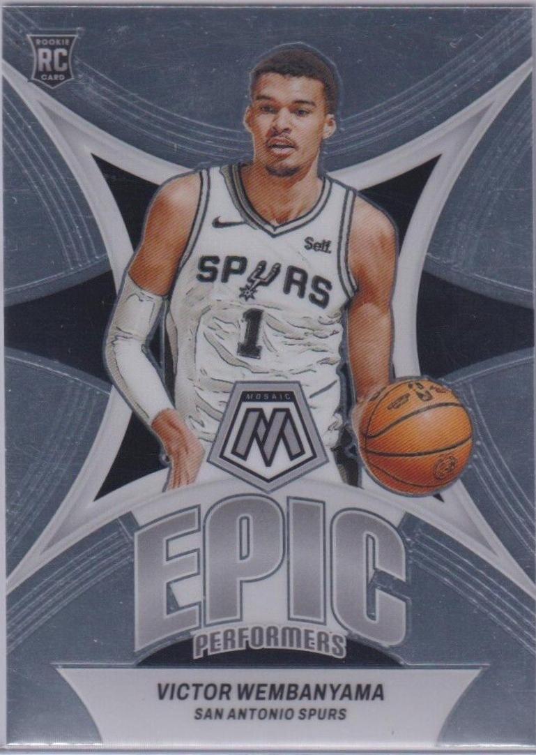 Victor Wembanyama 12 Prices [Rookie] 2023 Panini Mosaic Epic Performers Basketball Cards