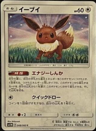 Eevee #48 Pokemon Japanese Collection Moon