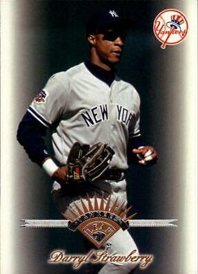 Darryl Strawberry #291 Baseball Cards 1997 Leaf