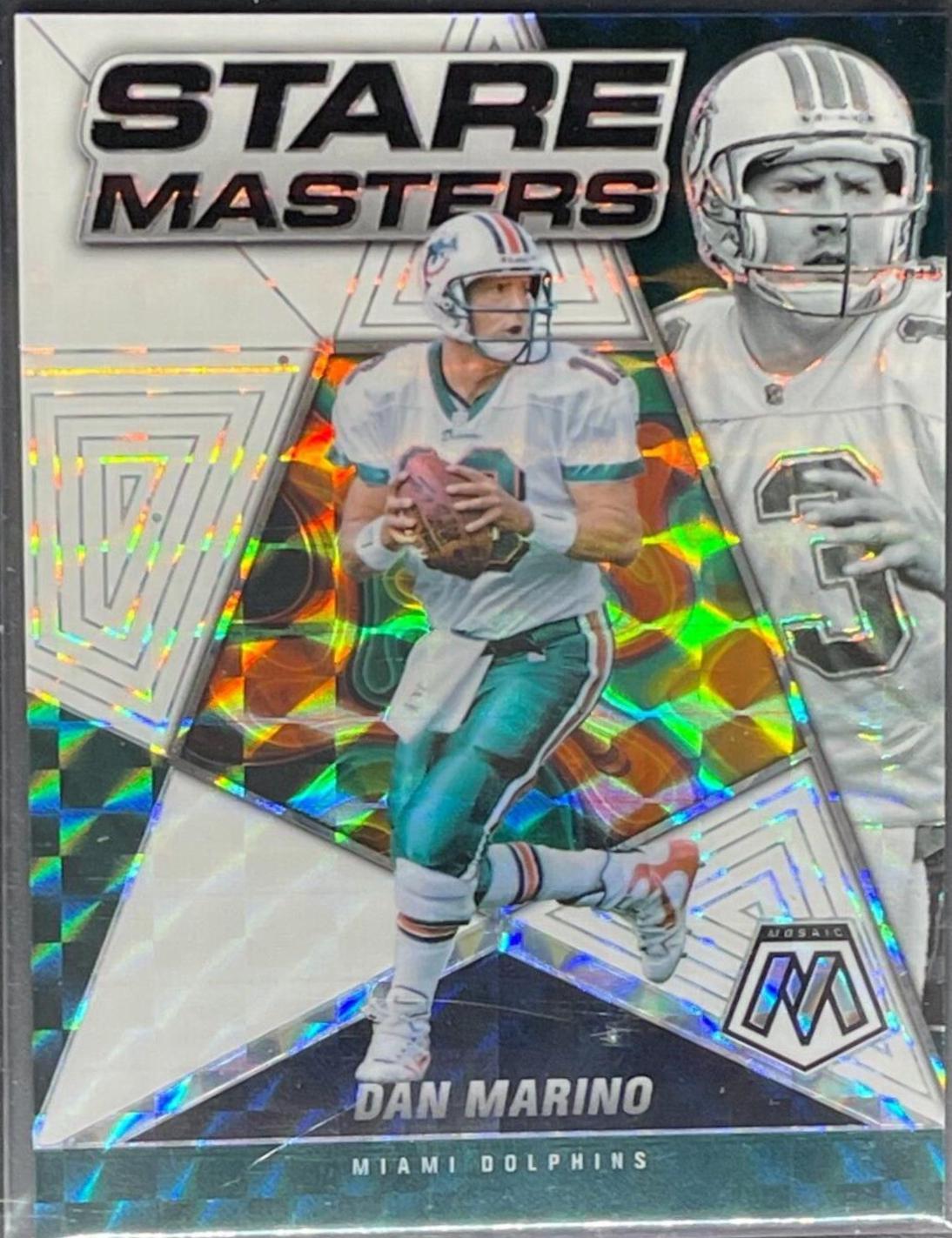 Dan Marino [White] #SM-23 Football Cards 2022 Panini Mosaic Stare Masters