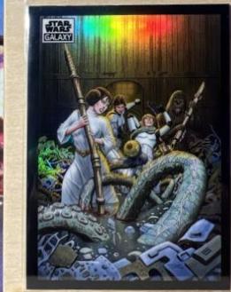 Battle with the Dianoga [Refractor] #15 Star Wars 2022 Topps Galaxy Chrome