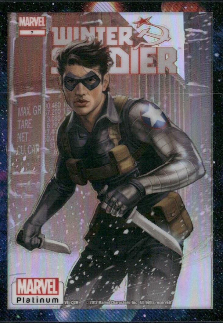 Winter Soldier [Cosmic] #VI99 Marvel 2023 Upper Deck Platinum Cover Variant