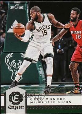 Greg Monroe [Emperor] #101 Basketball Cards 2016 Panini Excalibur