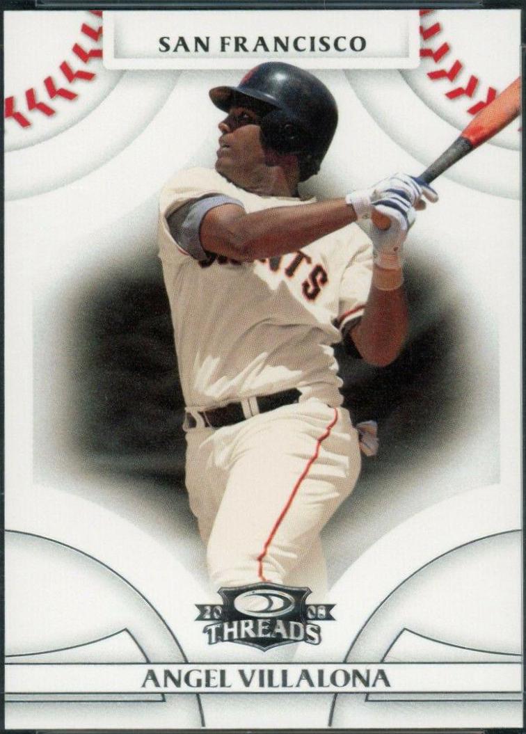 Angel Villalona #90 Baseball Cards 2008 Donruss Threads