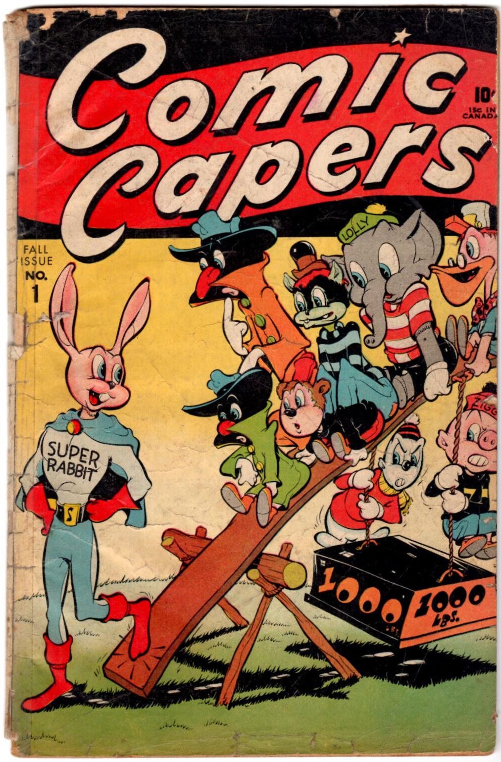 Comic Capers #1 (1944) Comic Books Comic Capers