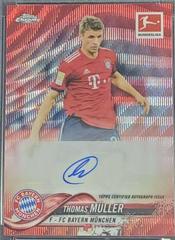 Thomas Muller [Autograph Red Wave Refractor] #43 Soccer Cards 2018 Topps Chrome Bundesliga Prices