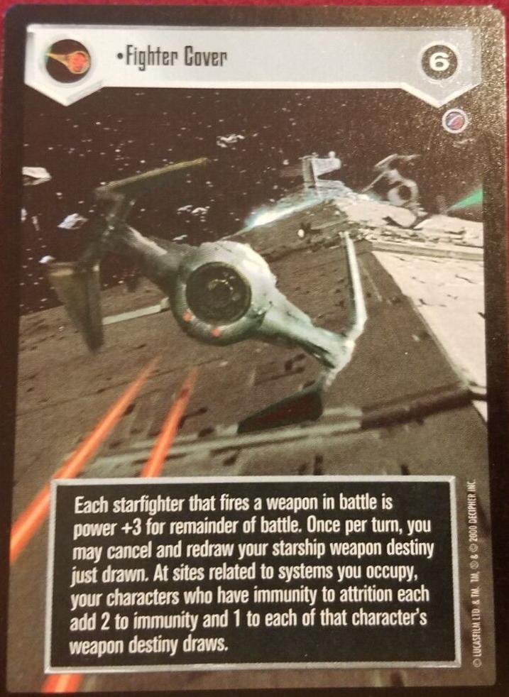 Fighter Cover [Limited] Star Wars CCG Death Star II