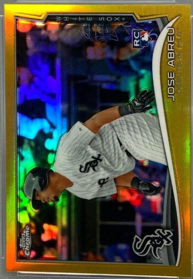 Jose Abreu [Gold Refractor] #MB-39 Baseball Cards 2014 Topps Chrome Update