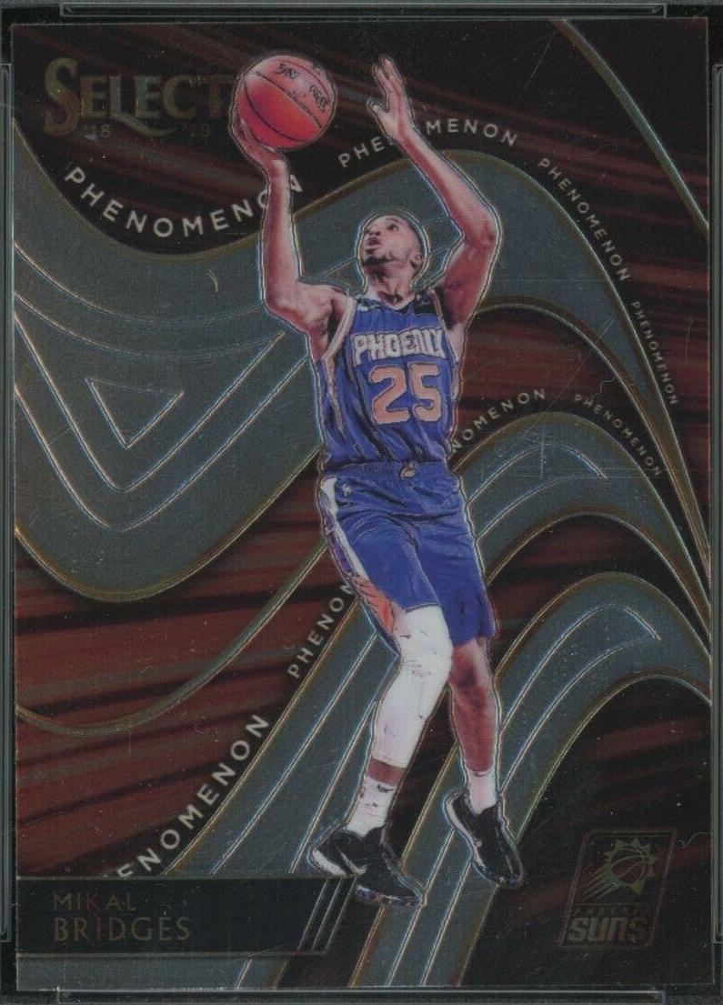 Mikal Bridges #12 Basketball Cards 2018 Panini Select Phenomenon