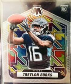 Treylon Burks #I-9 Football Cards 2022 Panini Mosaic Introductions