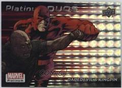 Daredevil / Kingpin #PD11 Marvel 2023 Upper Deck Platinum Duos Prices