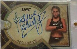 Joanna Jedrzejczyk [Gold] #MA-JJ Ufc Cards 2018 Topps UFC Museum Collection Autographs