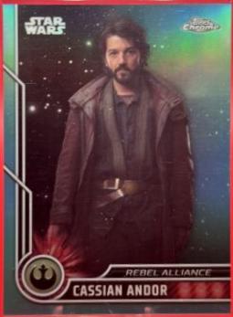 Cassian Andor [Aqua Refractor] #1 Star Wars 2023 Topps Chrome