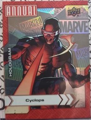 Cyclops [Hologram] #20 Marvel 2022 Upper Deck Annual