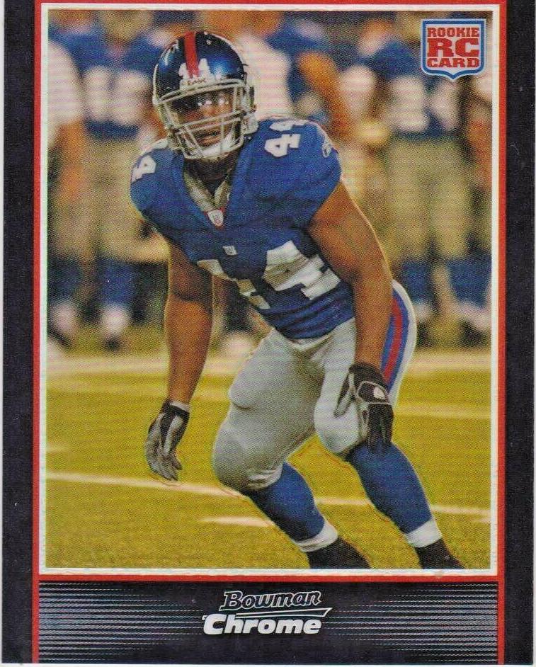 Ahmad Bradshaw [Refractor] #BC19 Football Cards 2007 Bowman Chrome