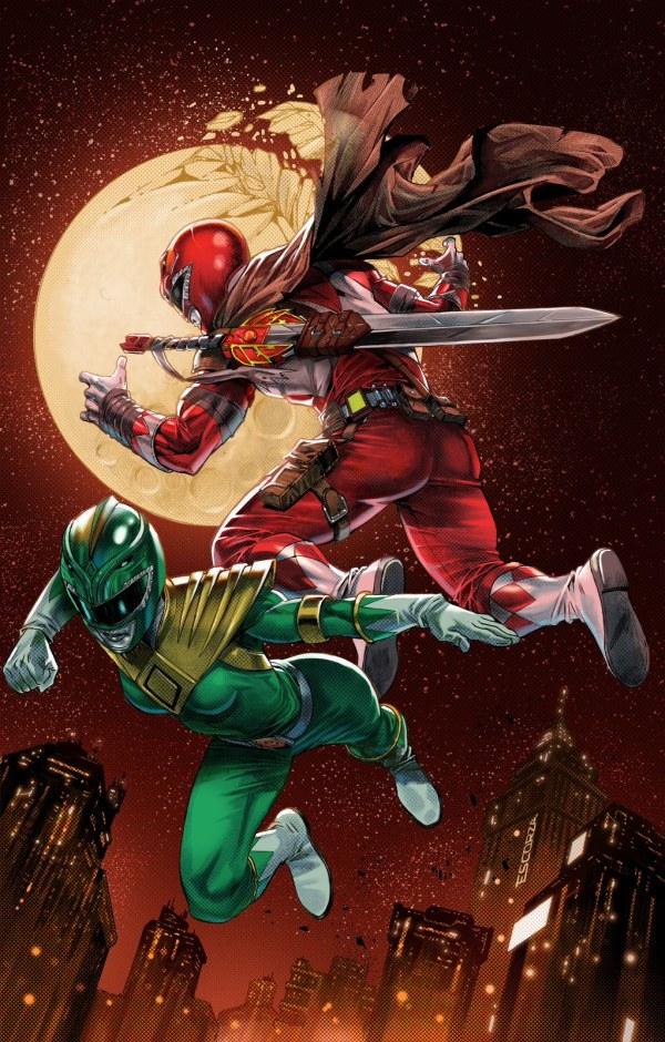 Mighty Morphin Power Rangers: The Return [Escorza Virgin Foil] #4 (2024) Comic Books Mighty Morphin Power Rangers: The Return