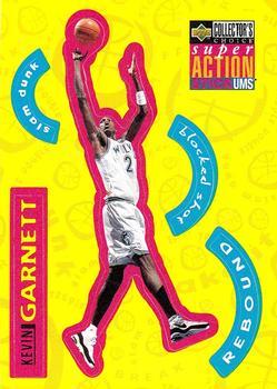 Kevin Garnett #S16 Basketball Cards 1996 Collector's Choice Stick Ums 1