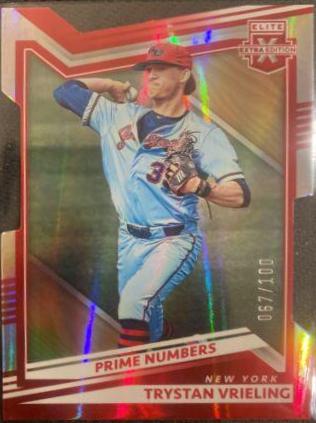 Trystan Vrieling [Prime Numbers A Die Cut] #100 Prices | 2022 Panini ...