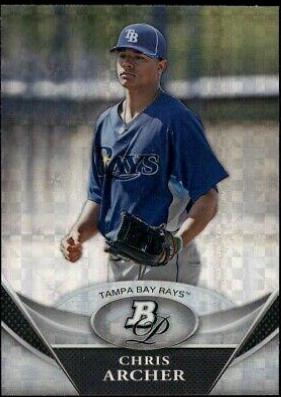 Chris Archer [Xfractor] #BPP99 Baseball Cards 2011 Bowman Platinum Prospects