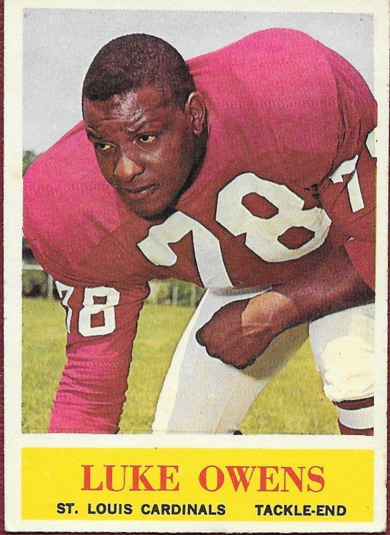 Luke Owens #177 Football Cards 1964 Philadelphia