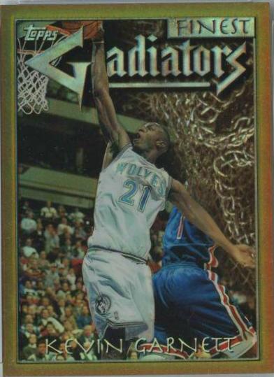 Topps finest hotsell 96-97 Kevin Garnett #66