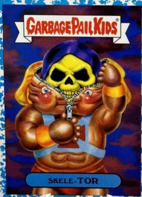 Skele-TOR [Light Blue] #1b Garbage Pail Kids We Hate the 80s