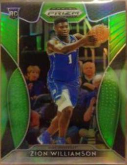 Zion Williamson [Neon Green Prizm] #64 Basketball Cards 2019 Panini Prizm Draft Picks