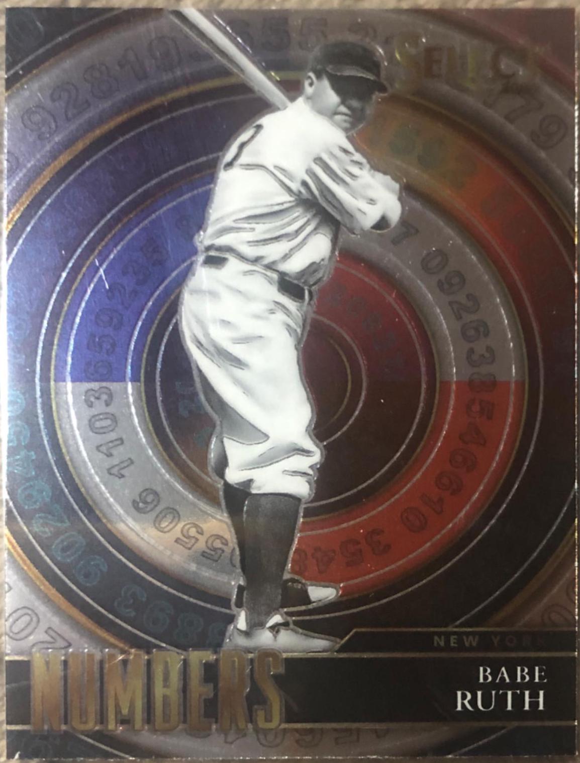 Babe Ruth #SN8 Prices | 2022 Panini Select Numbers | Baseball Cards