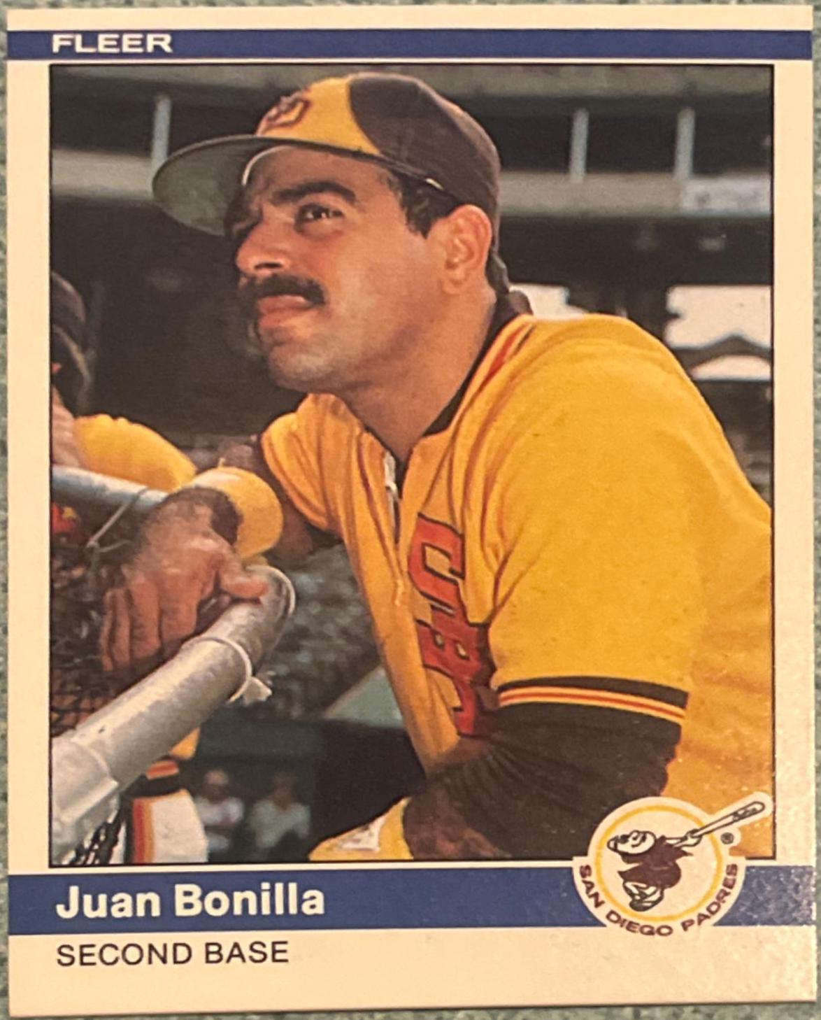 Juan Bonilla #295 Baseball Cards 1984 Fleer