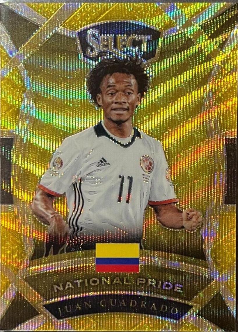 Juan Cuadrado [Gold] #13 Soccer Cards 2016 Panini Select National Pride