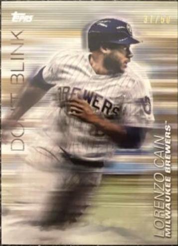 Lorenzo Cain [Gold] #DB-14 Baseball Cards 2018 Topps Update Don't Blink