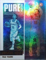 Trae Young [Holo] #6 Basketball Cards 2021 Panini Hoops Pure Players Prices