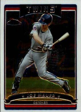 Joe Mauer #24 Baseball Cards 2006 Topps Chrome