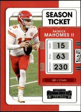 Patrick Mahomes Ii Prices Panini Contenders Football Cards