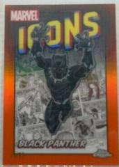 Black Panther [Orange Refractor] #MI-2 Marvel 2024 Topps Chrome Icons Prices