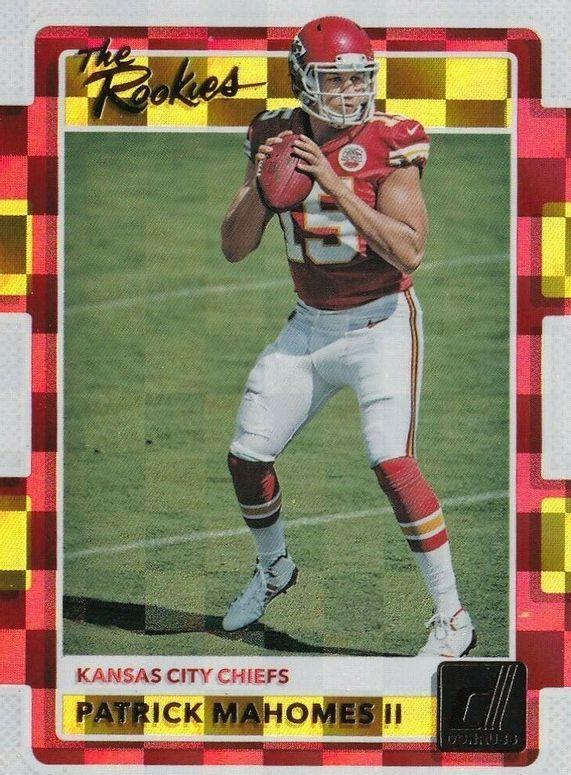 2017 Patrick Mahomes Donruss Rookie orders Card