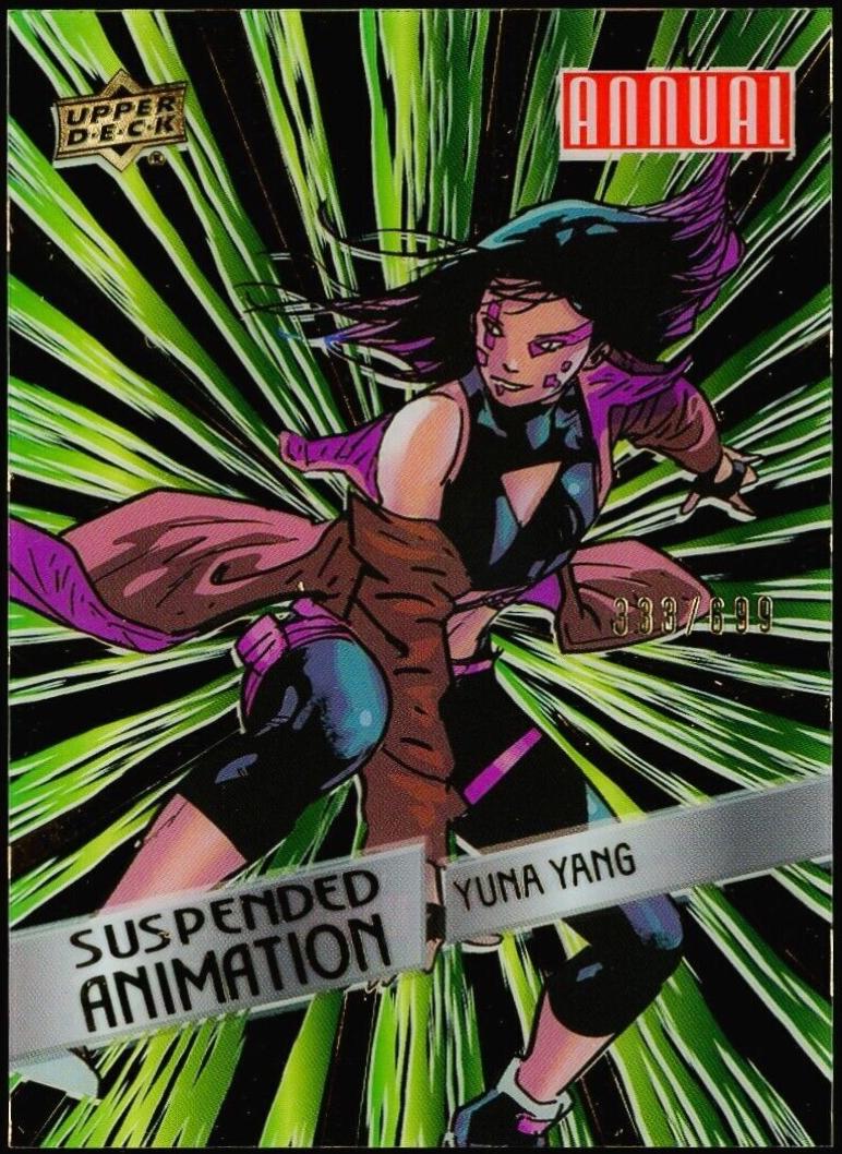 Yuna Yang #7 Marvel 2023 Upper Deck Annual Suspended Animation