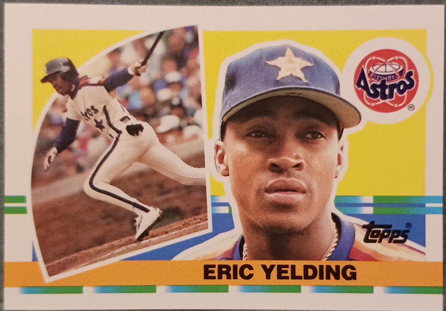 Eric Yelding #317 Baseball Cards 1990 Topps Big Baseball