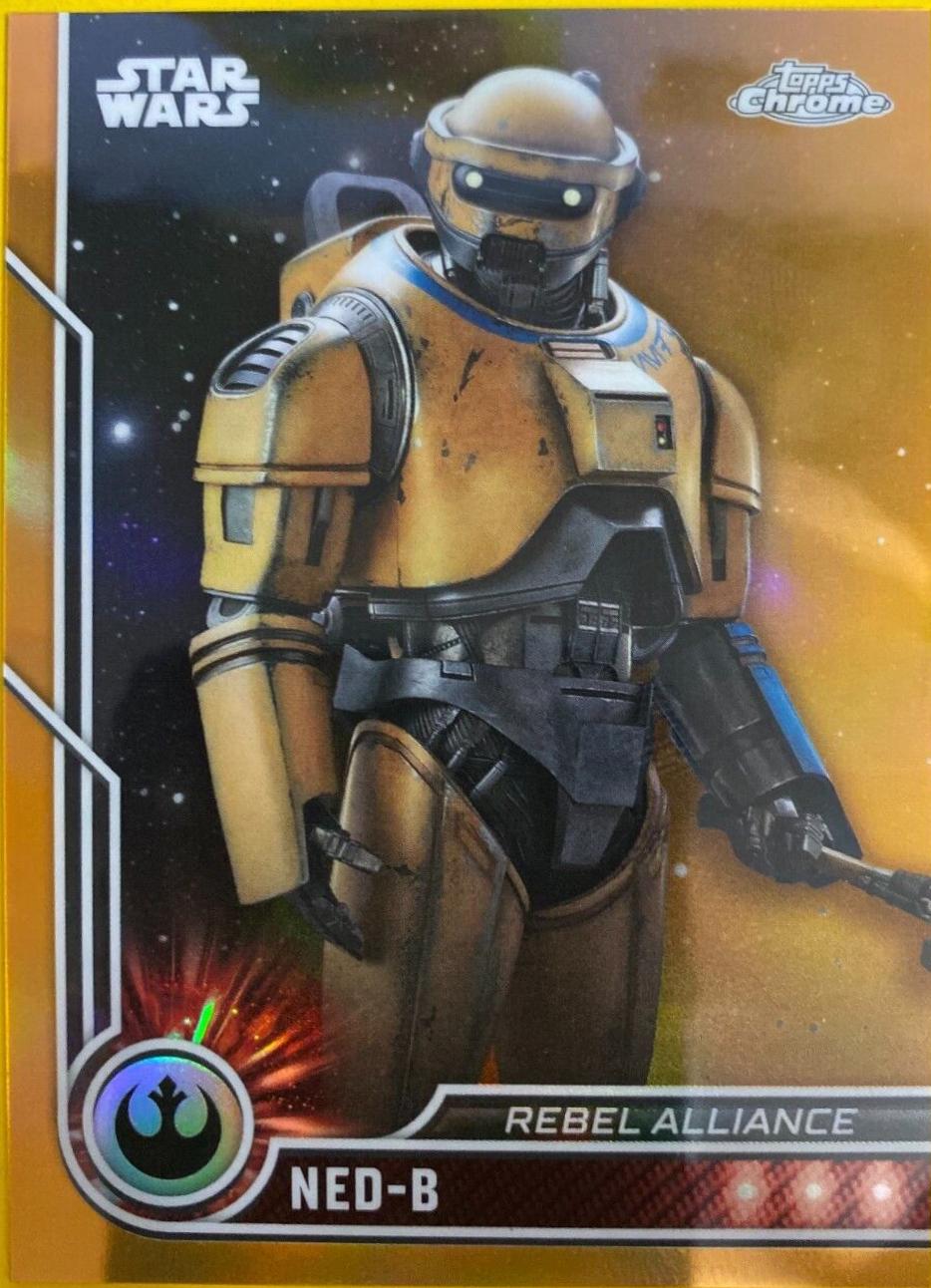 NED-B [Orange Refractor] #18 Star Wars 2023 Topps Chrome