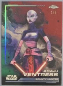 Asajj Ventress [Dathomir Red Refractor] #136 Star Wars 2024 Topps Chrome