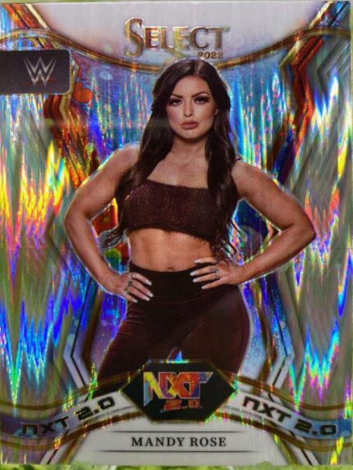 Mandy Rose [Flash Prizm] #19 Wrestling Cards 2022 Panini Select WWE NXT 2.0