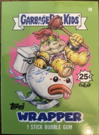 Wrapper #19 Garbage Pail Kids 2024 Game Over