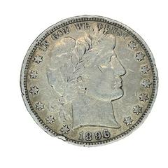 1896 [TYPE 1] Coins Barber Half Dollar Prices