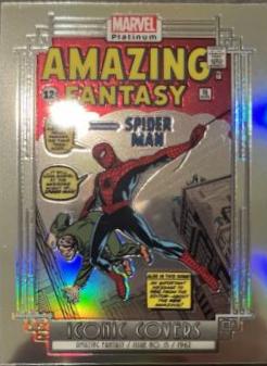 Amazing Fantasy [Rainbow] #IC14 Marvel 2023 Upper Deck Platinum Iconic Covers